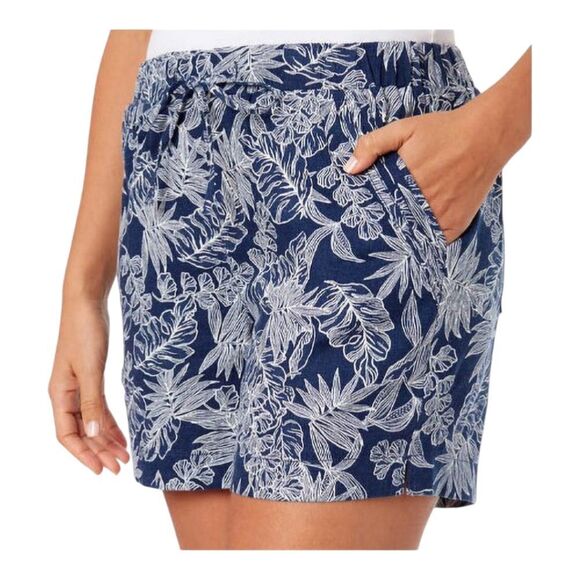 Briggs Ladies' Linen Blend Pull-On Shorts - Picture 9 of 9